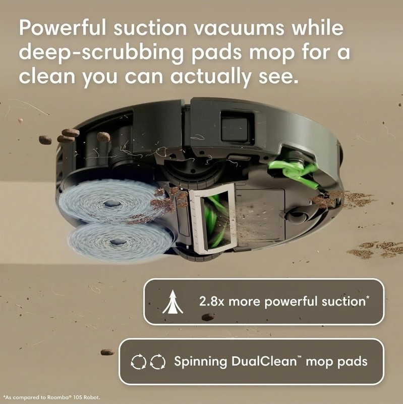 iRobot Roomba Plus 415X Combo Robot Vacuum & Mop + AutoWash Dock gallery