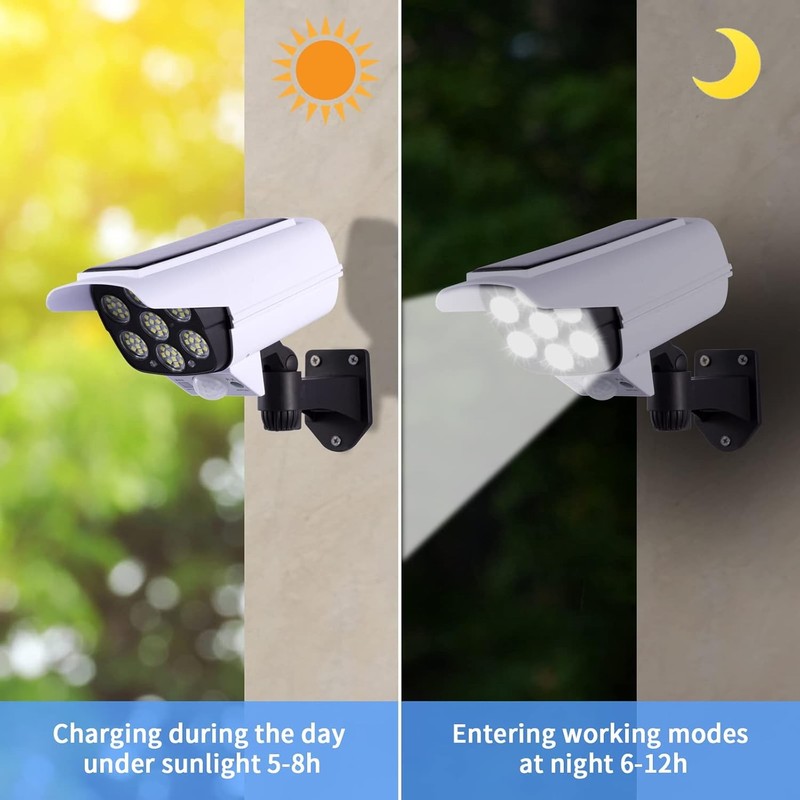 Solar Motion Sensor Wall Light Outdoor Garden Wireless 77 LED Security Spotlight gallery