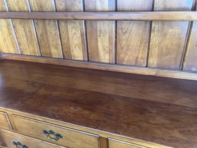 Stickley Cherry Dinning Room Table, Buffet, Chest And 6 Chairs gallery
