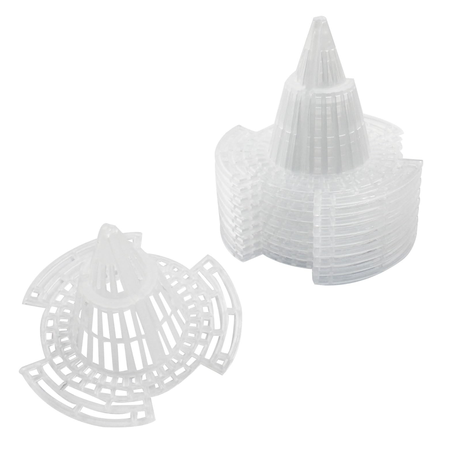 10 PCS Cone Flower Pot Mesh Pad Bottom Grid Mat Drainage Screens Net 74mm gallery