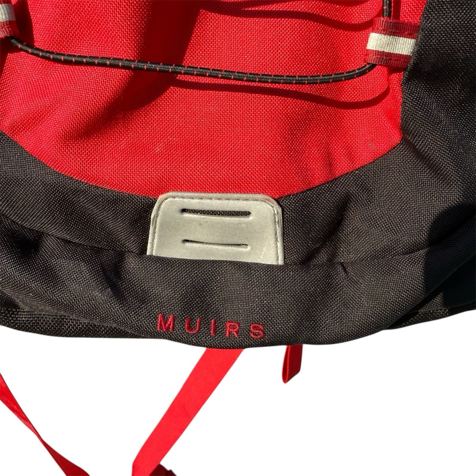 The North Face Muirs Red and Black Backpack 3