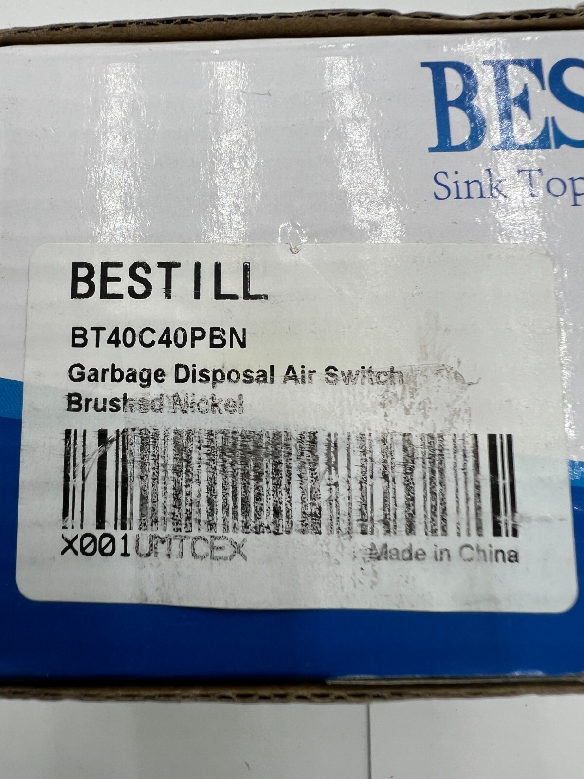 Bestill Garbage Disposal Air Switch Brush Nickel BT40C40PBN Model BT40C gallery