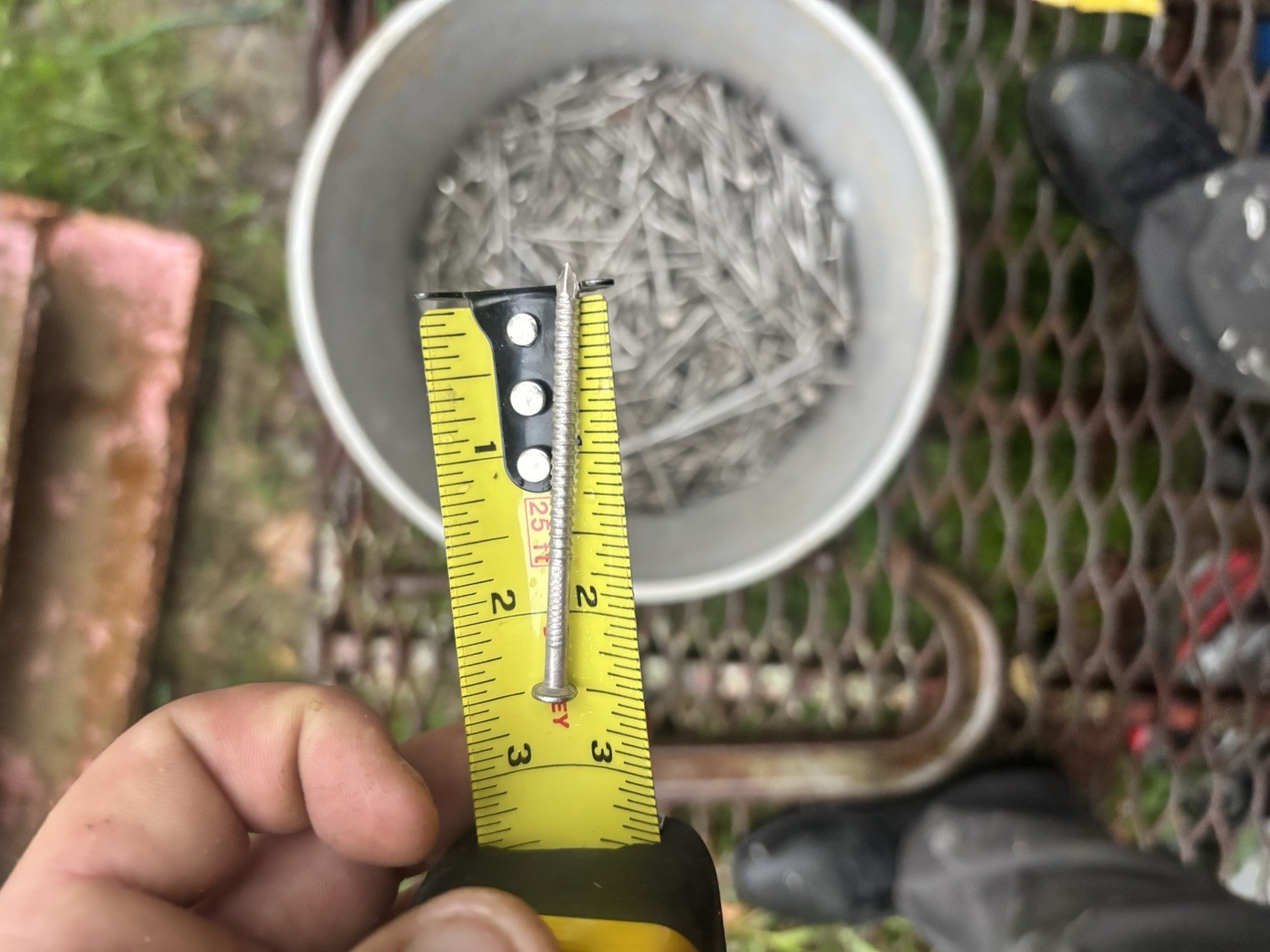 Over 50 POUNDS!! Stainless Steel Flat Head Nails 2 1/2 in 8D gallery