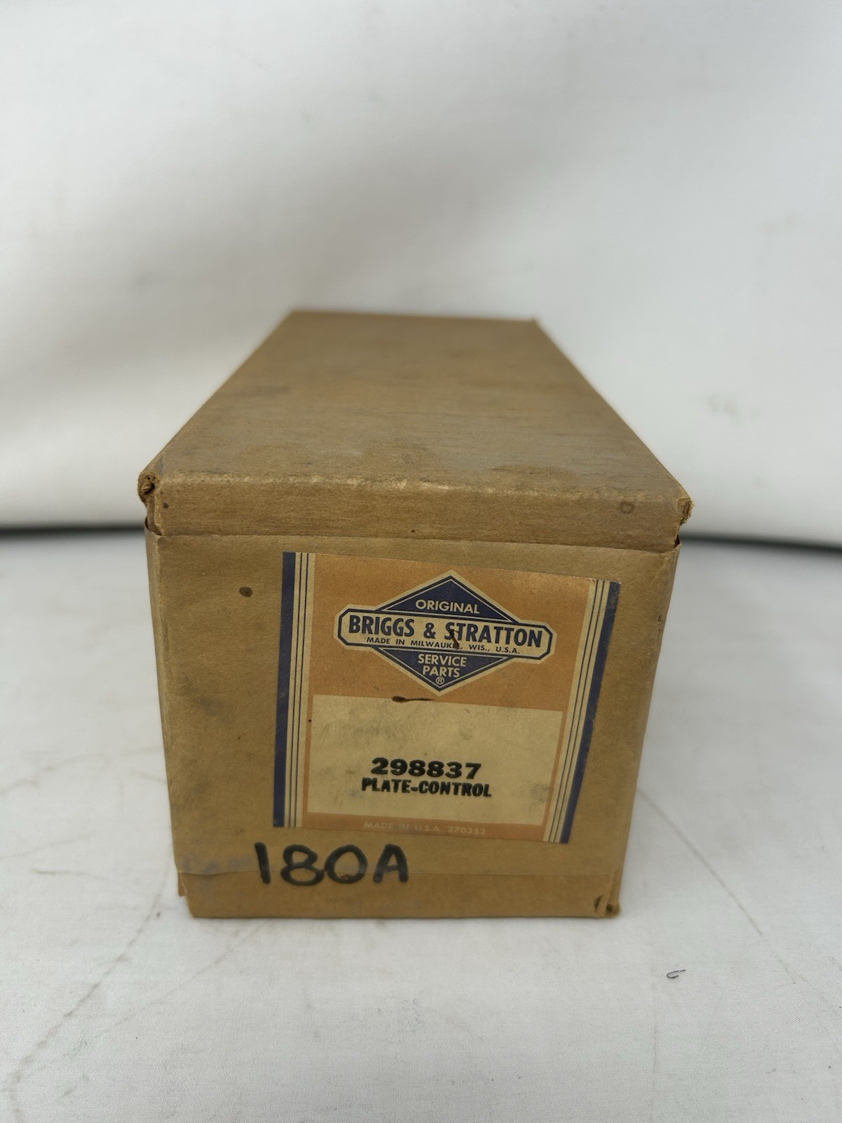 NOS SEALED OEM GENUINE Briggs & Stratton 298837 Control Plate MADE IN USA gallery