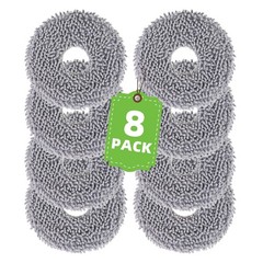 8 Pack Mop Pad for iRobot Roomba Plus 405 G181/G185 415X Combo, Plus 505/507/…