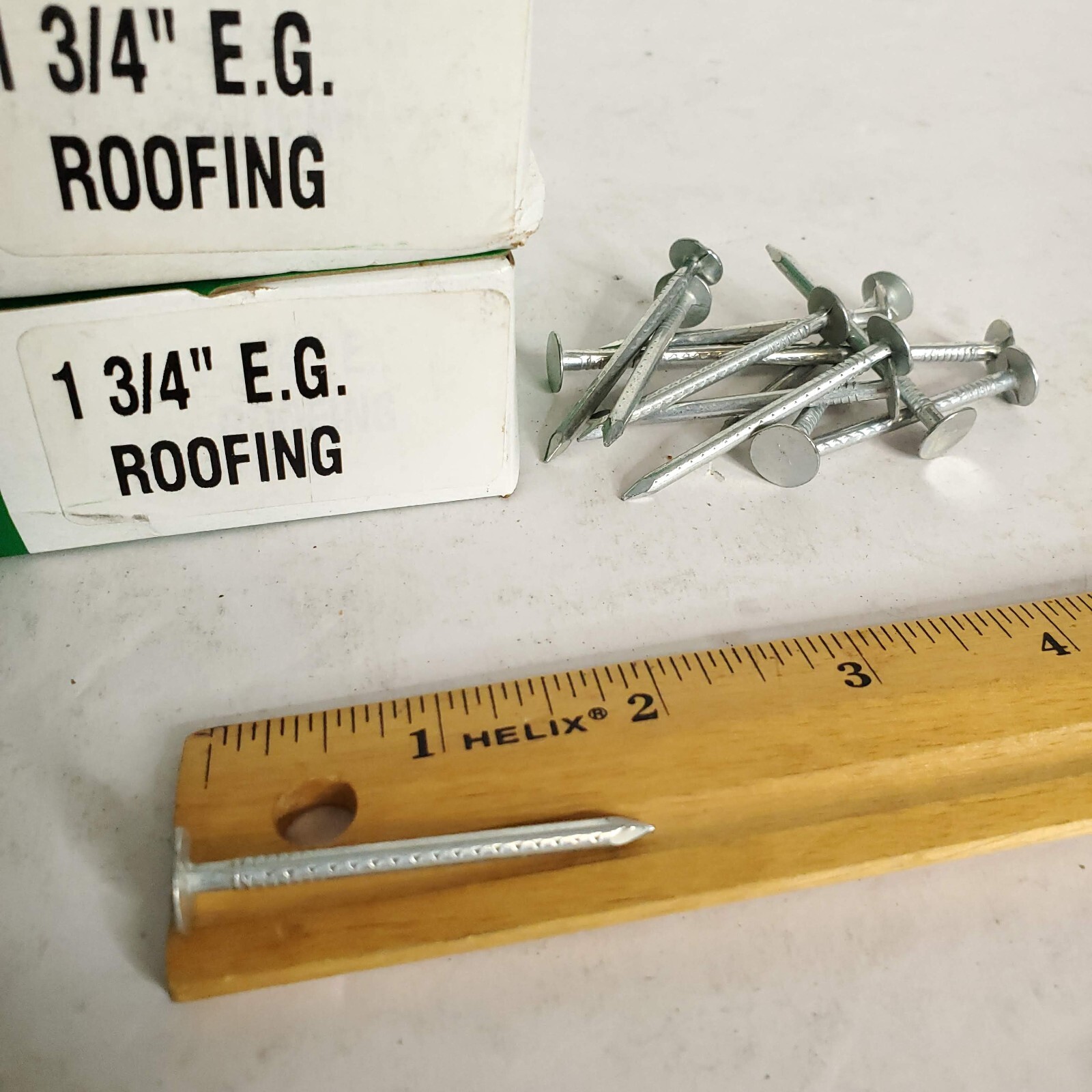 Steel & Wire Products Galvanized Roofing Nails 1 3/4" 1.75" - 5 Pounds gallery