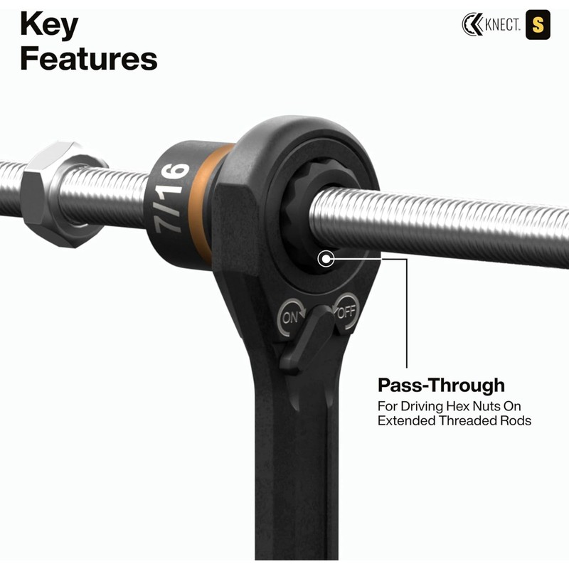 Klein Tools 65302KNECT KNECT Pass-Through and Impact Socket Set, SAE and Metric gallery