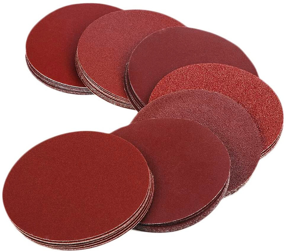 SATC 100PCS 6 inch Hook Loop Sanding Discs P40-2000 Orbital DA Sander Paper Pads gallery