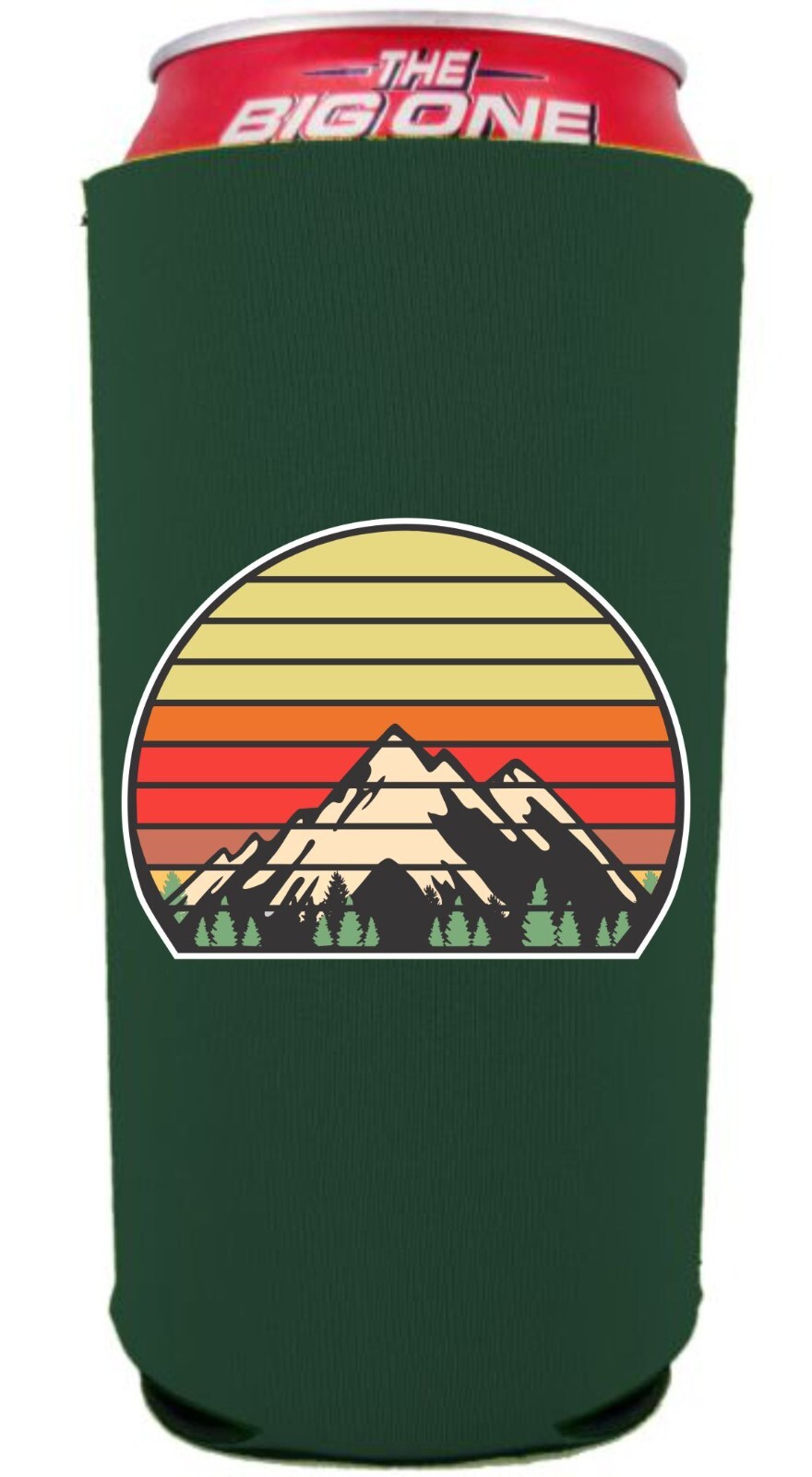 Retro Mountains 24/25oz. Can Coolie , Neoprene gallery