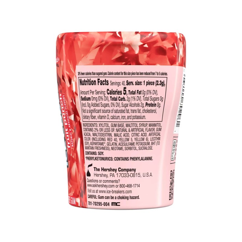 ICE BREAKERS Ice Cubes Fruit Punch Flavored, Sugar Free Gum (Pack of 8) On Sale! gallery