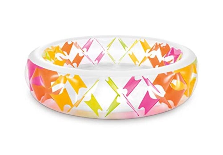 INTEX 56494EP Swim Center Inflatable Pinwheel Swimming Pool, 90" x 22", for gallery