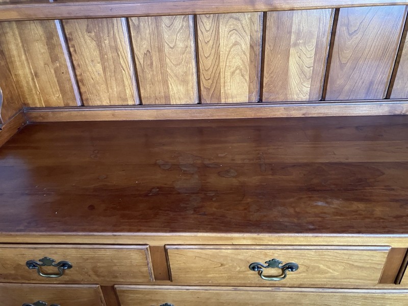 Stickley Cherry Dinning Room Table, Buffet, Chest And 6 Chairs gallery