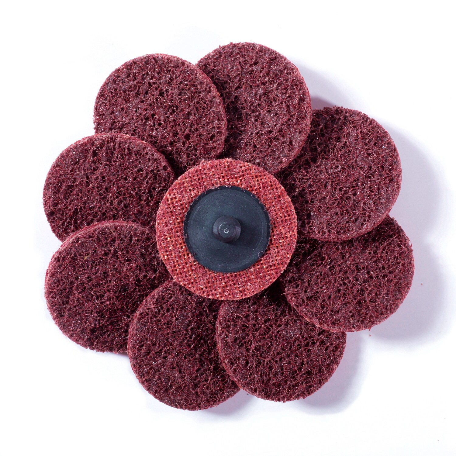 50x 2 inch Medium Surface Conditioning Discs Roll Lock Die Grinder Sanding Pads gallery