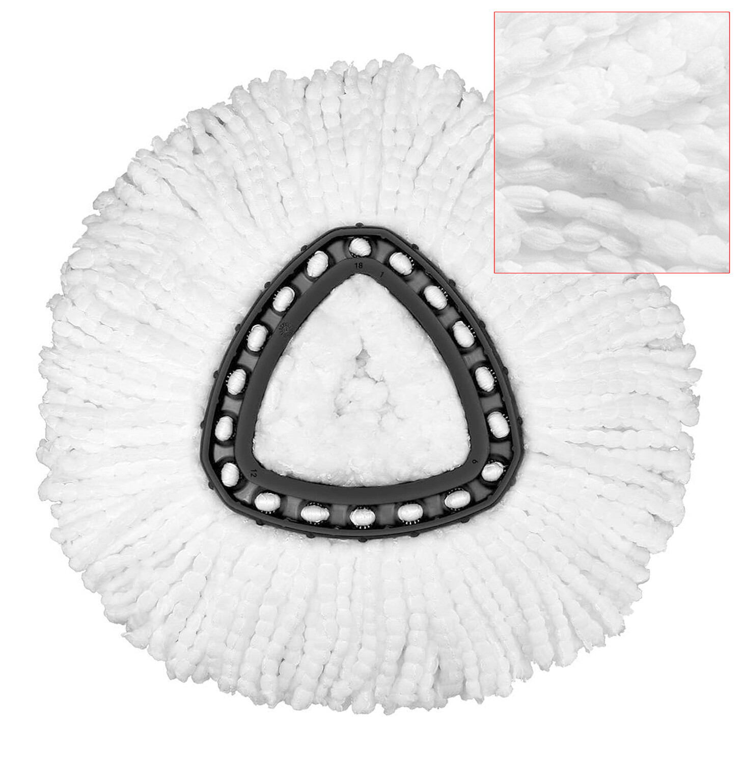 Replacement Mop HEAD For O-Cedar Spin Mop Wring Refill Cleaning brush kit gallery