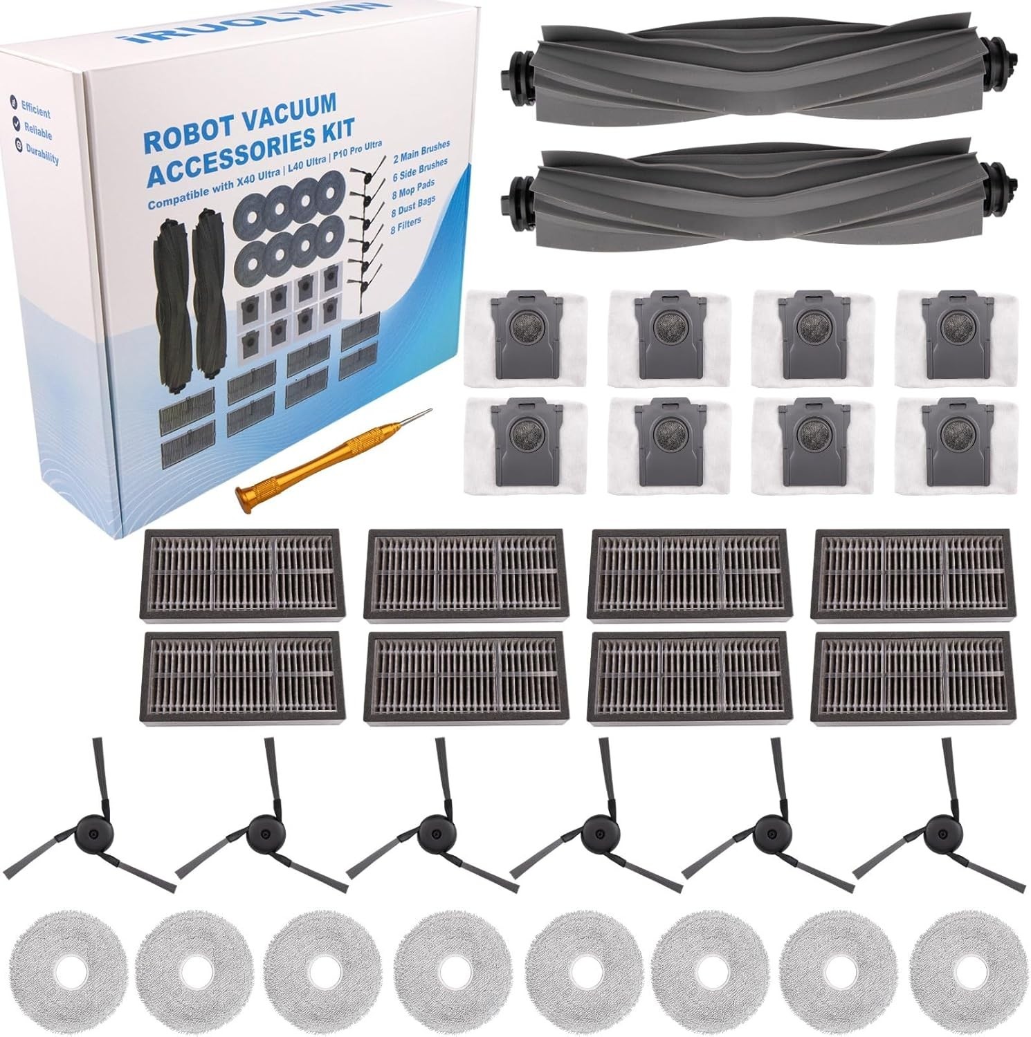 Replacement Accessories Parts Kit Compatible with Dreame L40 Ultra | X40 Ultra | gallery