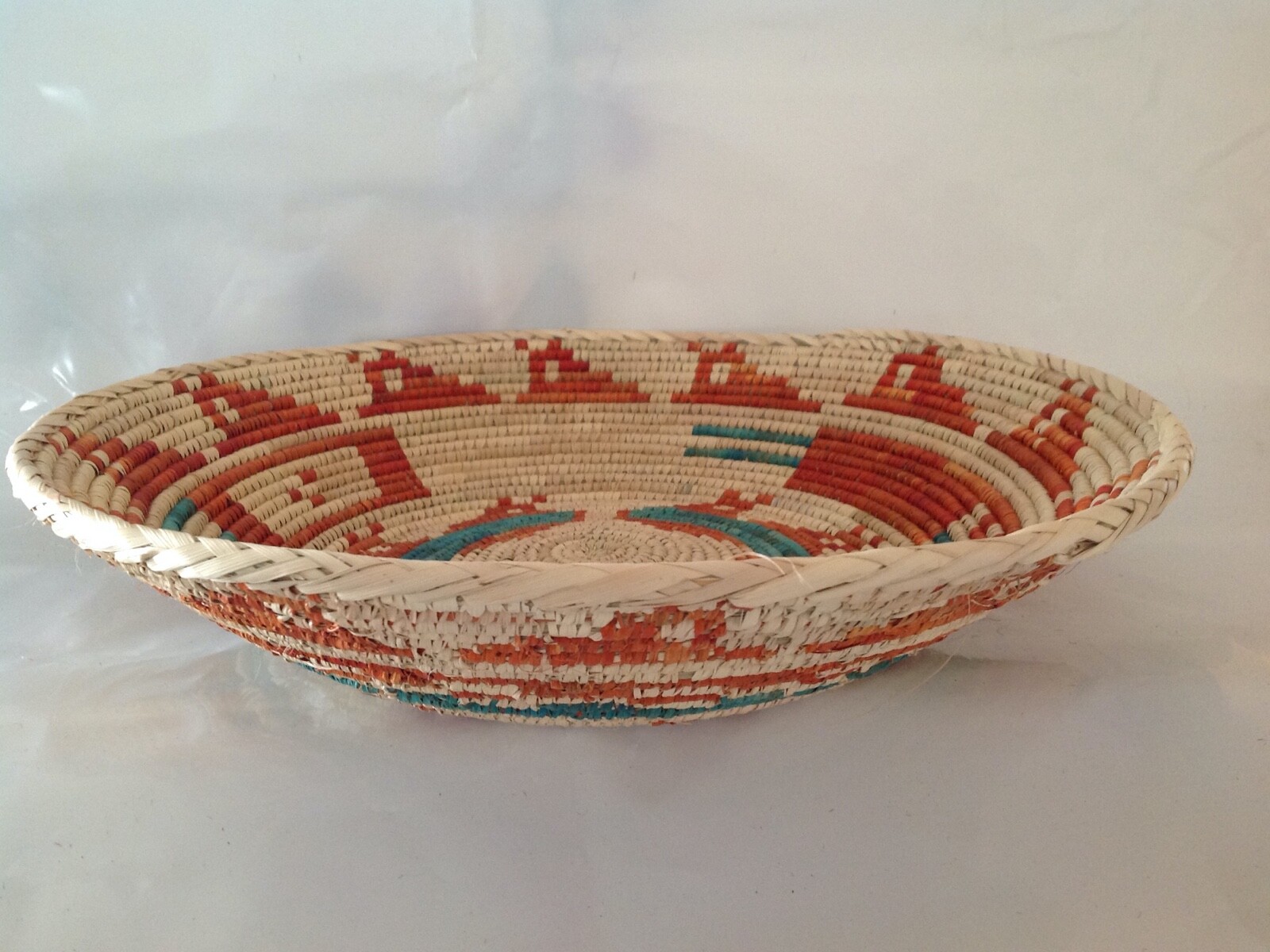 13" - 15" Inches Handmade Hand-Woven Southwestern Design Basket SZM-288 gallery