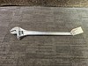 Urrea 7241 Chrome Adjustable Wrench 24" x 2-35/64", Chrome-nickel finish gallery