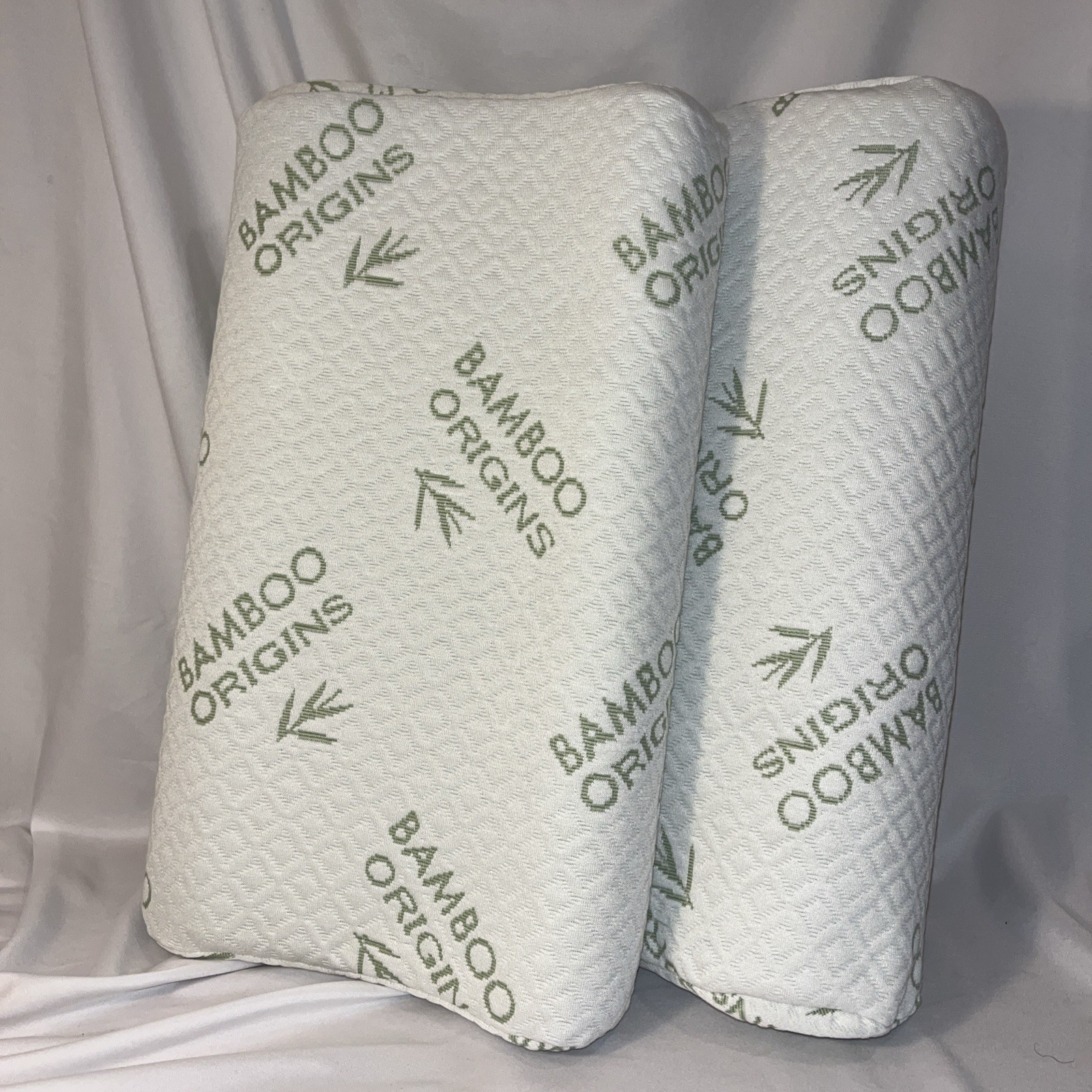PUR SERENITY Bamboo Memory Foam Contour Pillow 2 Pack NEW gallery