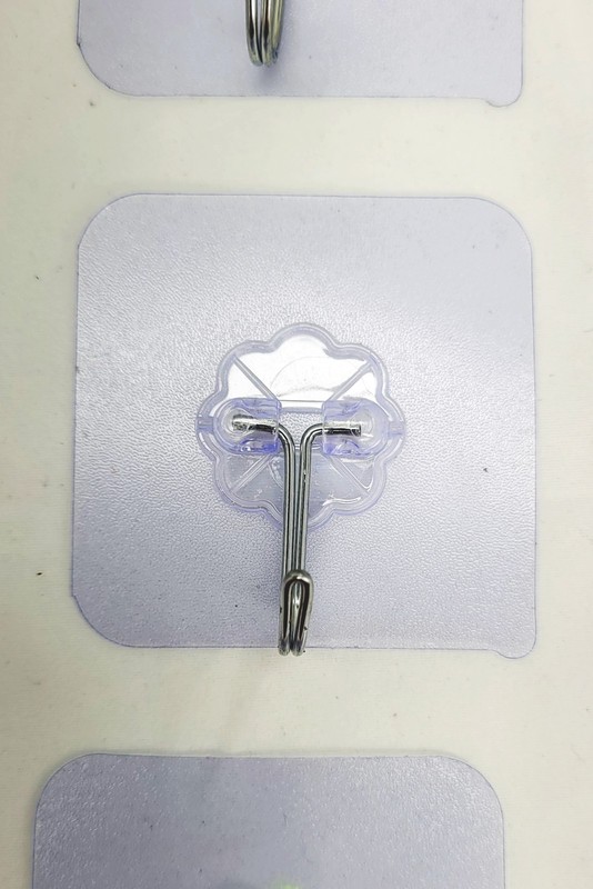 12-Pack Super Sticky Adhesive Hooks - Stainless Steel Hooks Hold Up To 8 lbs gallery
