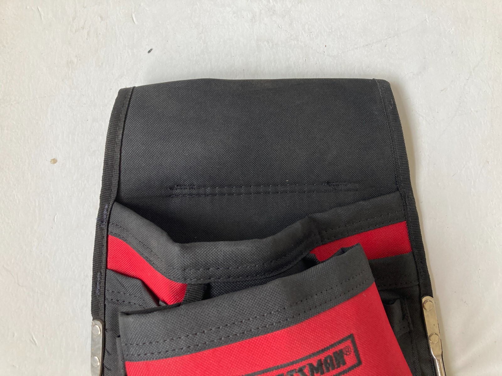 Craftsman Tool Pouch Model 40276 Red/Black Heavy Duty Multi-Pocket Belt Tool Hol gallery