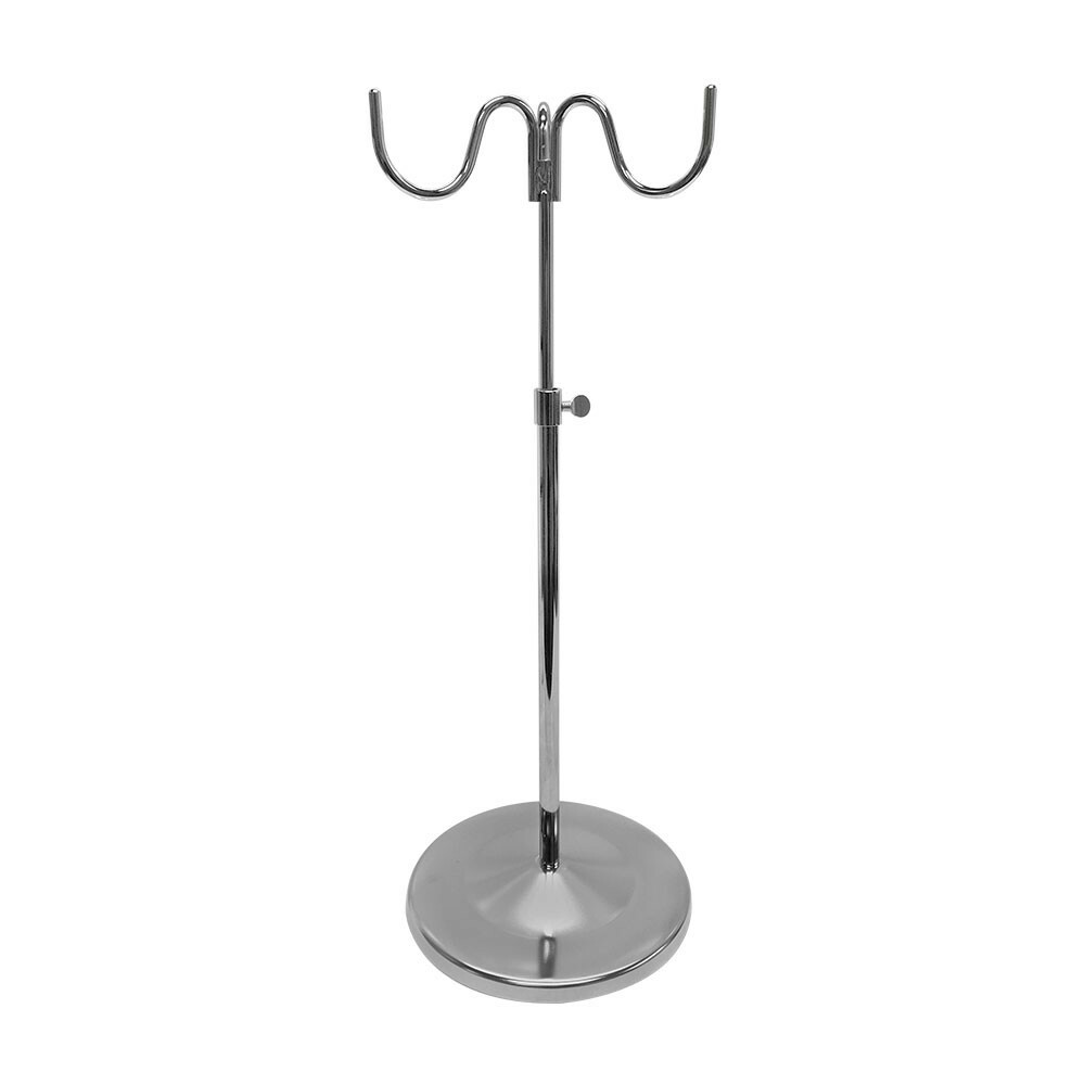Adjustable 15''-28'' Chrome Triple Purse Display Fixture Retail Store Display gallery