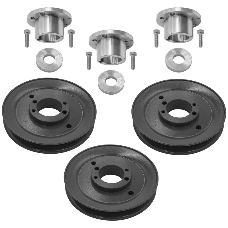Deck Spindle Pulley w/ Split Tapered Kit For Wright WS Stand Stander 71460145 gallery