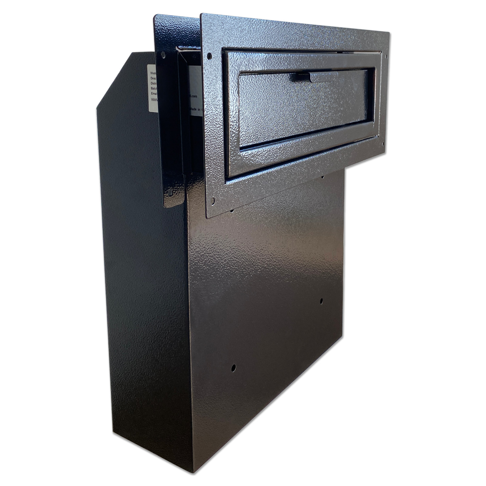 OPEN BOX Through the Door Locking Mail Drop Box, Theft Proof Payment Mailbox gallery