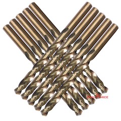 DRILLFORCE 10PCS 1/8″ COBALT DRILL BIT SET HSS M35 TWIST TOOLS METAL DRILL BITS