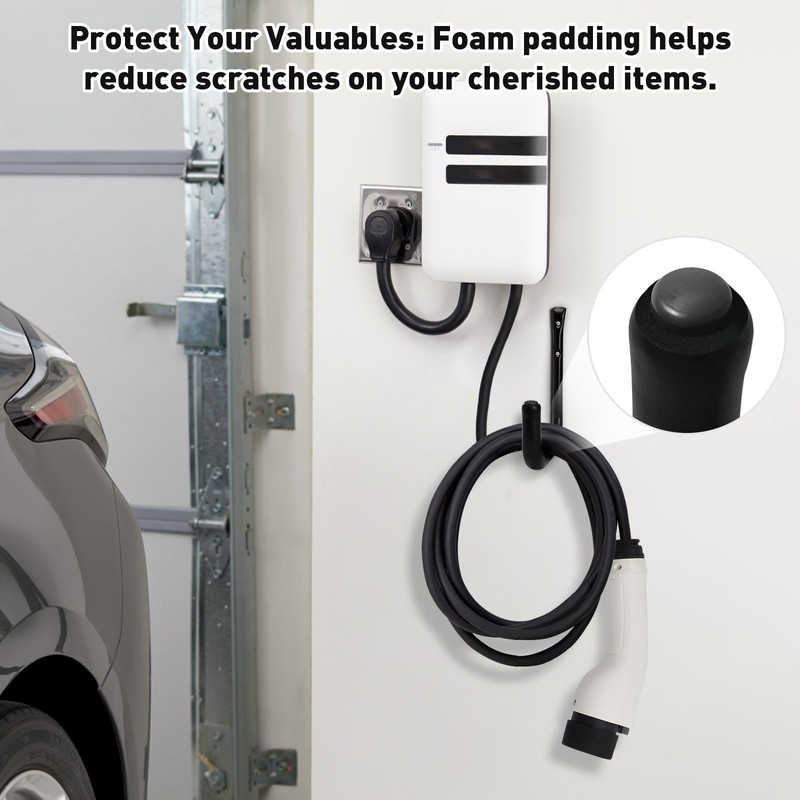 10" Garage Organization Wall Hooks 66 Lb Heavy Duty Water Hose Holder For Hangin gallery