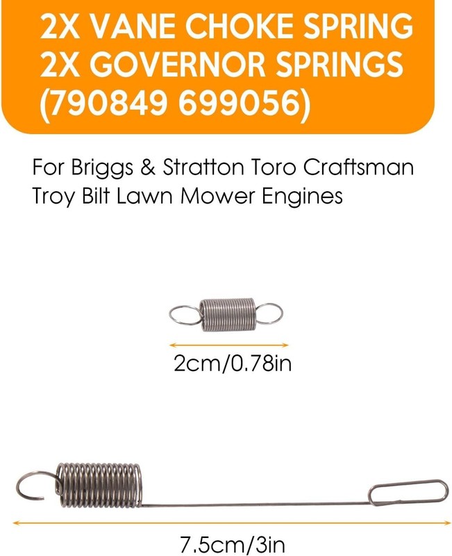 36 Pack Throttle Springs Assortment Throttle Return Springs Linkage Kit Speed... gallery