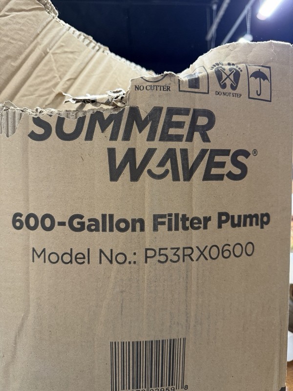 New Summer Waves RX600 Cartridge Filter Pump For Above Ground Pools 600 Gallon gallery
