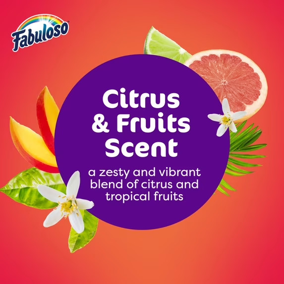 2X Multi-Purpose Cleaner with Baking Soda Citrus and Fruits Scent 56 fl oz gallery