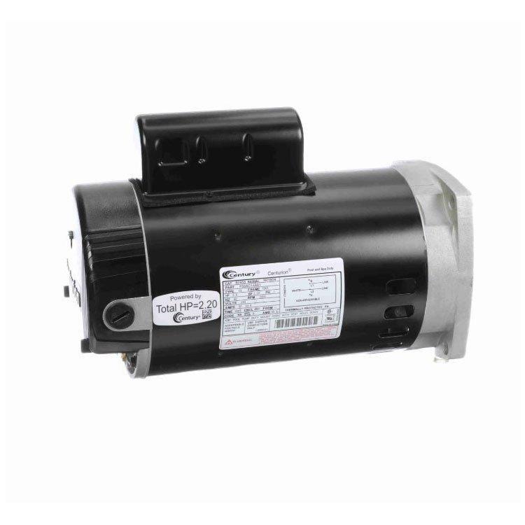 Century Square Flange 2 HP Single Speed 2.2 THP Pool Motor B2855 gallery