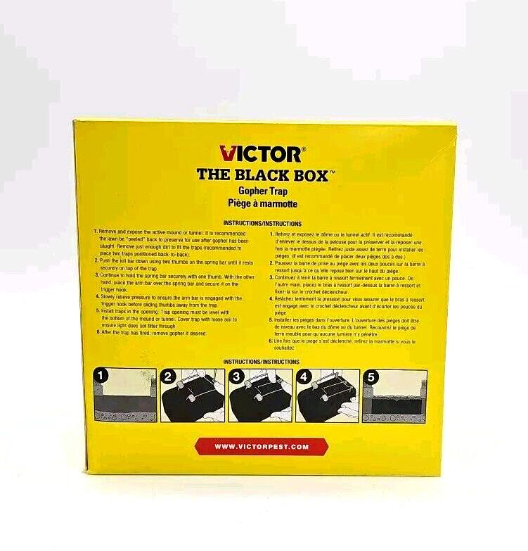 Victor Black Box Gopher Trap 0626 - Easy Set Trap gallery