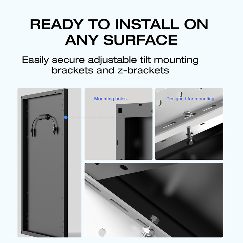 EcoFlow 175W Solar Panel 25% High-Efficiency Solar Modules for Outdoor Camping gallery