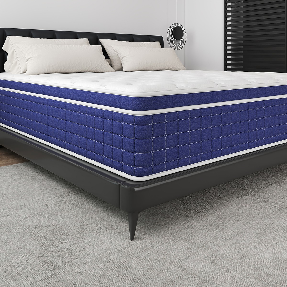 12" Full Size Mattress Gel Memory Foam Pocket Spring Pressure Relief Medium Firm gallery