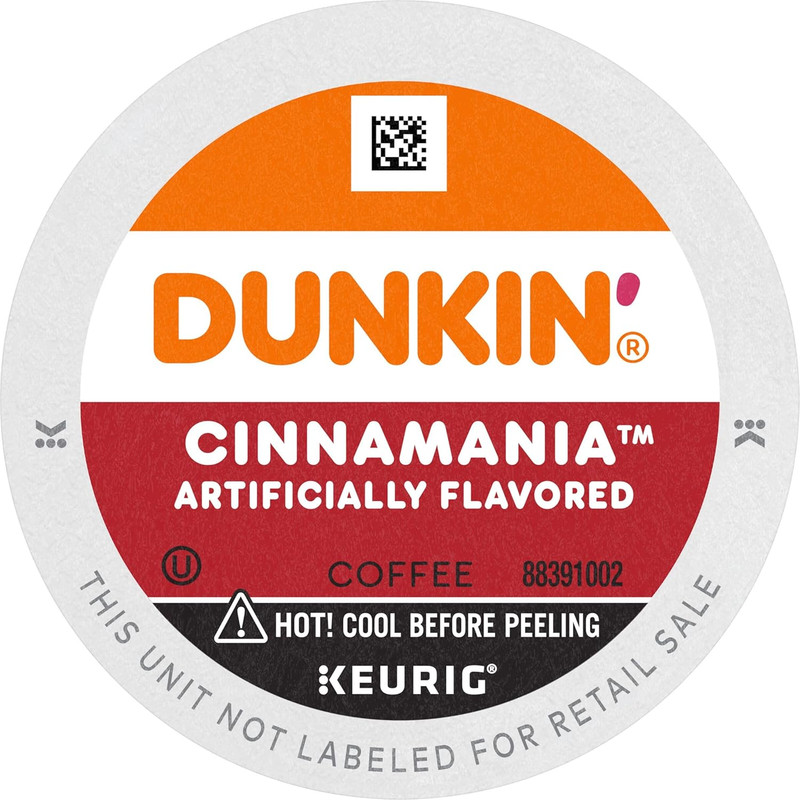 Dunkin’ Cinnamania Flavored Coffee, 10 Keurig K-Cup Pods gallery