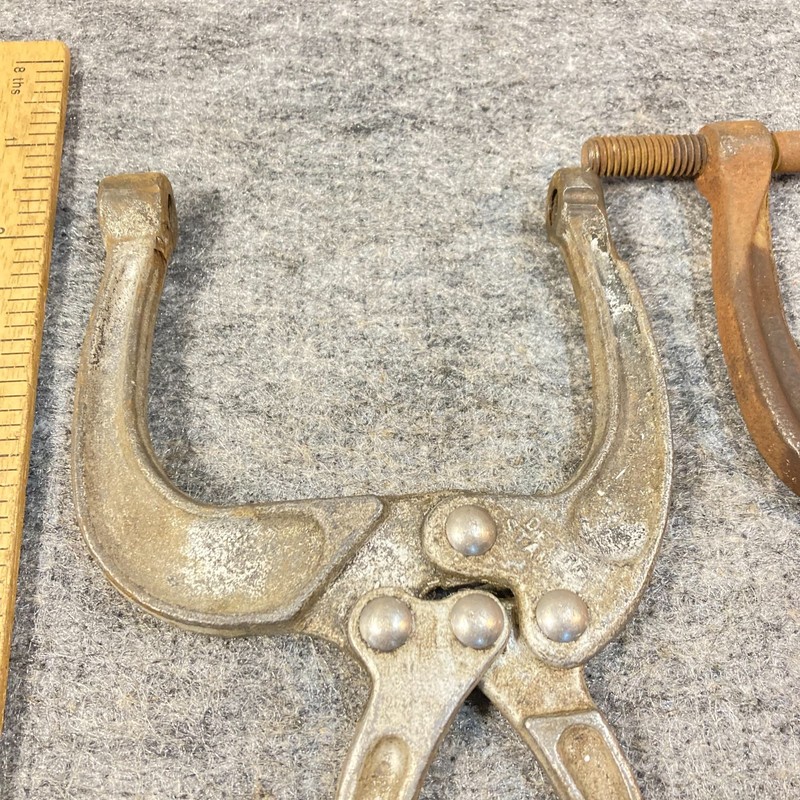 De-Sta-Co Welding Pliers Clamp Adjustable #474 USA gallery