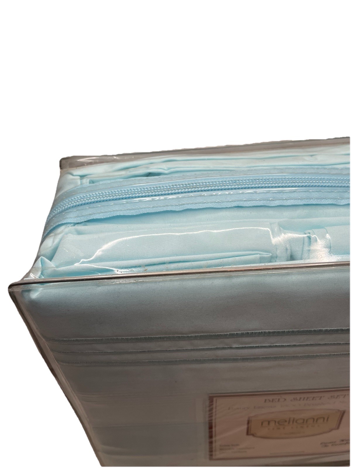 Mellanni Fine Linens King Size Luxury Linens Deep Pockets, Light Blue Easy Care gallery