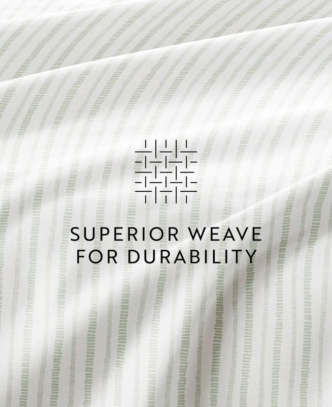 Kaycie Gray Microfiber 4 Piece Sheet Set Green Dashed Stripe Twin XL gallery