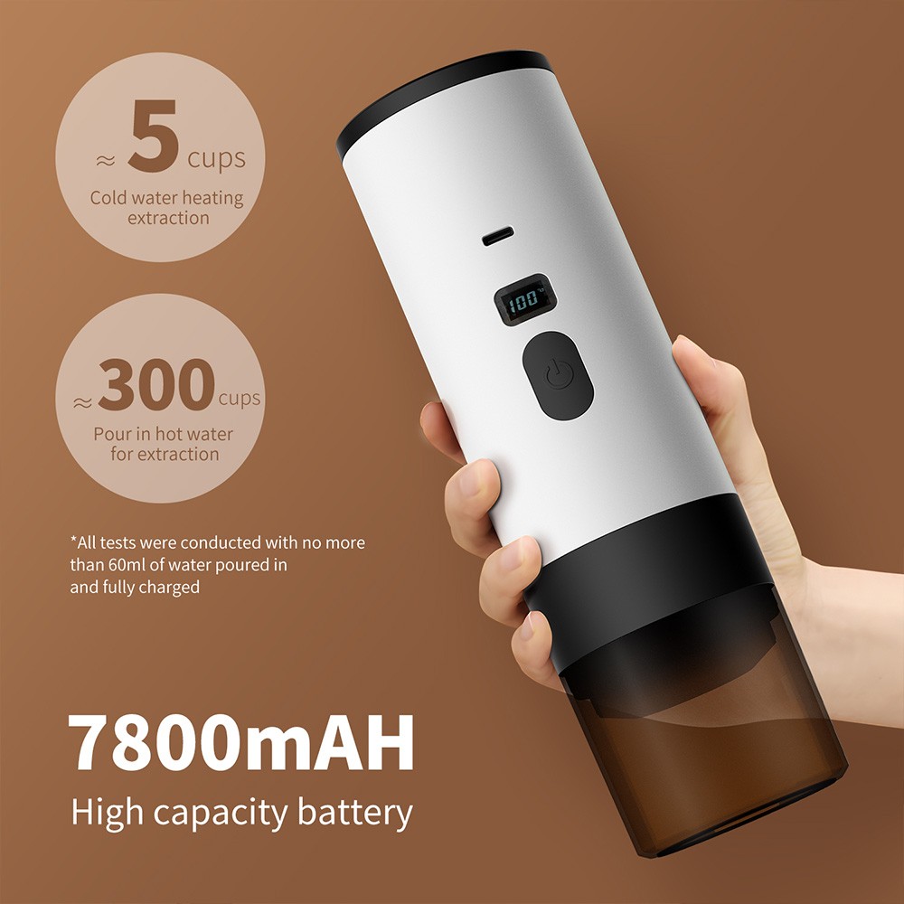 New 3-in-1 Portable Espresso Coffee Machine 20Bar Wireless Electric Coffee Maker gallery