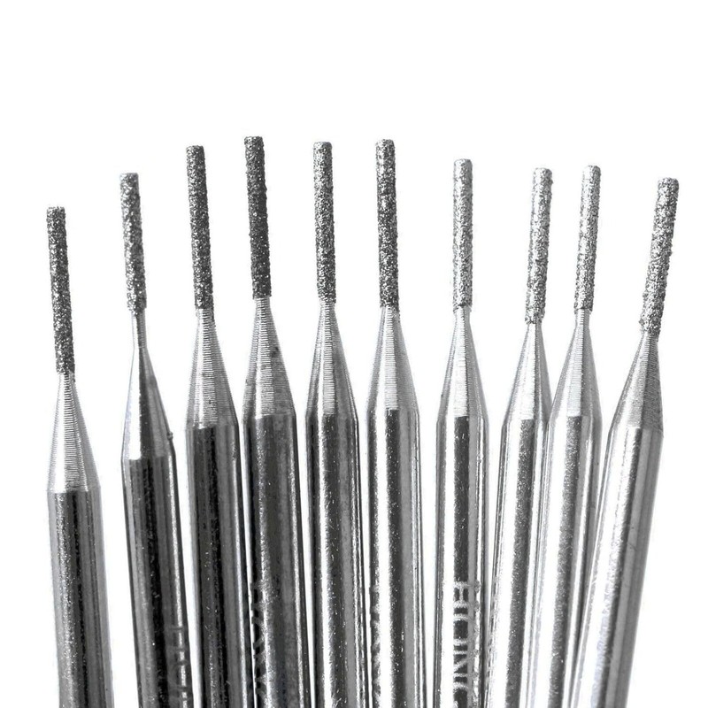 ILOVETOOL Diamond Drill Bits 1-3mm Stone Making Grinding Carving for Dremel Tool gallery