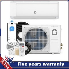 9000BTU Mini Split Air Conditioner & Heater Pump System 230V SEER2 18.5 Inverter