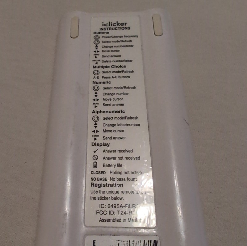 iClicker 2 iClicker2 Student Remote Classroom Response Clicker Access 97D8BDF2 gallery