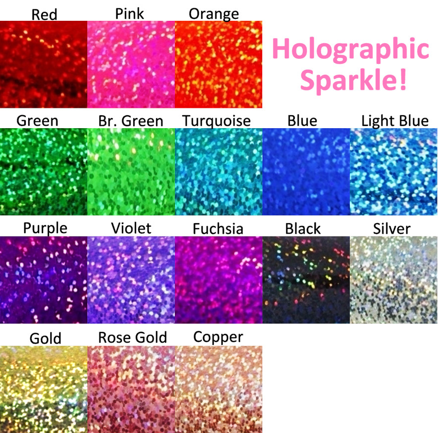 Any Single Number Holographic Sparkle Stickers - Choose a Size & Color gallery