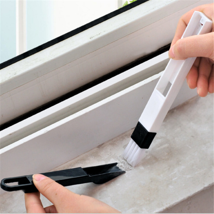 Multi-purpose Kitchen And Bathroom Doors And Windows Groove Cleaning Brush With gallery