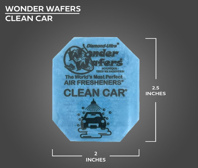Wonder Wafers 15 CT Individually Wrapped Clean Car Air Fresheners gallery
