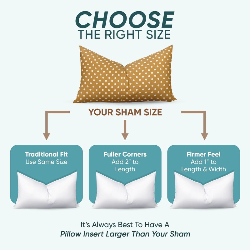 Pillowflex Synthetic Down Pillow Insert - 16x40 Down Alternative Ultra Soft Pill gallery