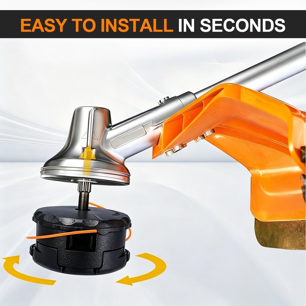 Weed Eater String Trimmer Head 4Pack Fits Echo Speed Feed 400 SRM-225 SRM-230