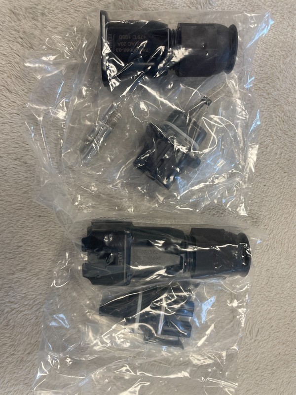 ENPHASE IQ INVERTER CABLE SPLICE KIT-BOTH (1)QTY Q-CONN-10M & (1)QTY Q-CONN-10F gallery